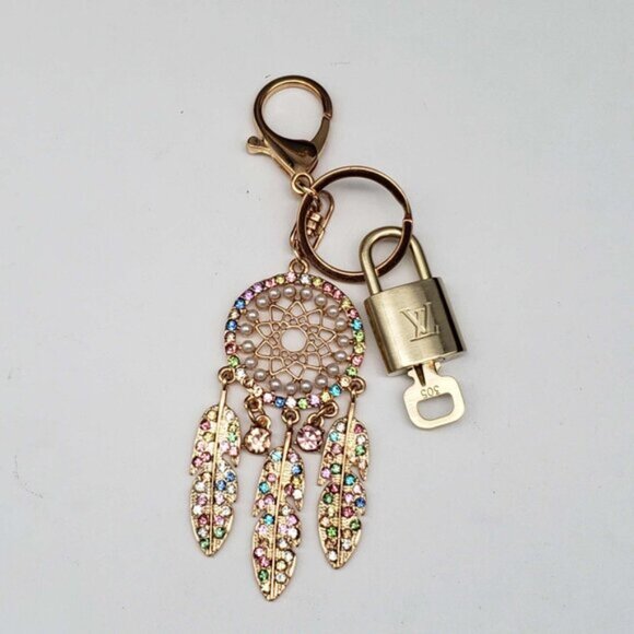 Authentic Louis Vuitton Lock & Key with unbranded Bagcharm, Keycharm, Keychain - Picture 6 of 8